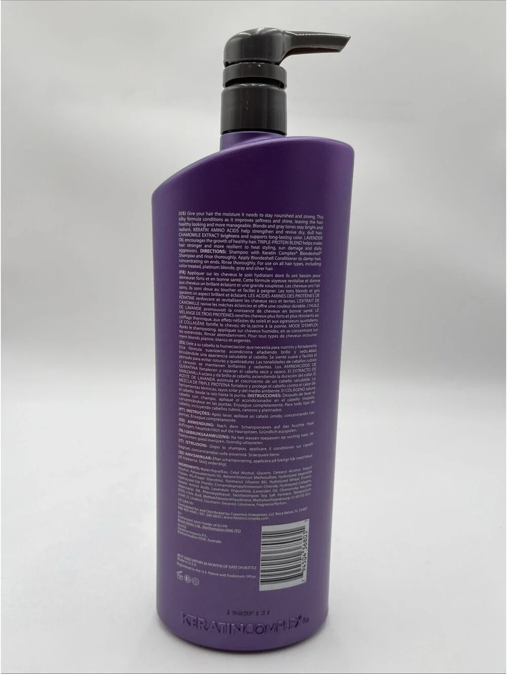 Keratin Complex Blondeshell Conditioner 33.8 fl oz / 1 L